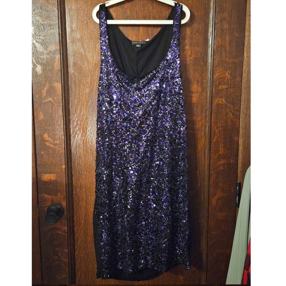 Forever 21 Plus Sequins Short Dress - Picture 1 of 1